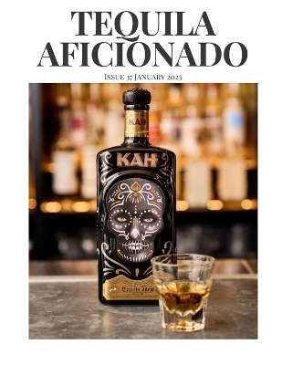 Book cover for Tequila Aficionado Magazine, January 2023