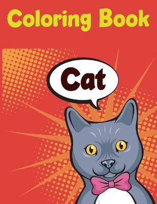 Book cover for Cat Coloring Book