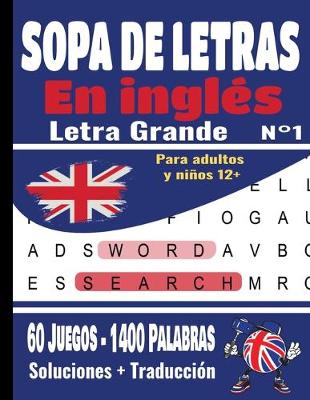 Book cover for SOPA DE LETRAS En Inglés
