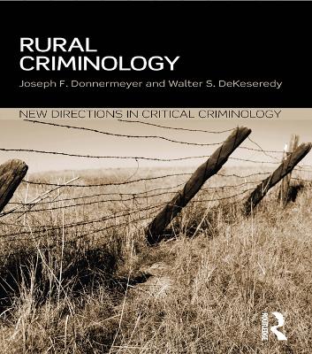 Cover of Rural Criminology