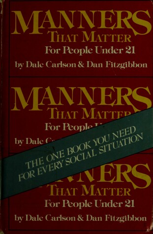 Book cover for Carlson & Fitzgibbon : Manners That Matter (Hbk)