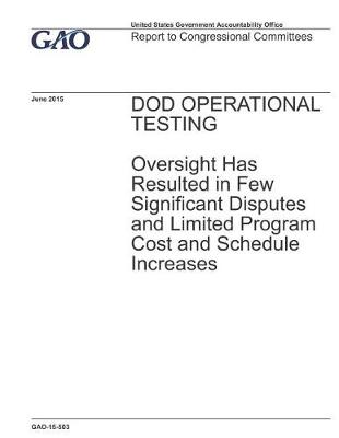 Book cover for Dod Operational Testing