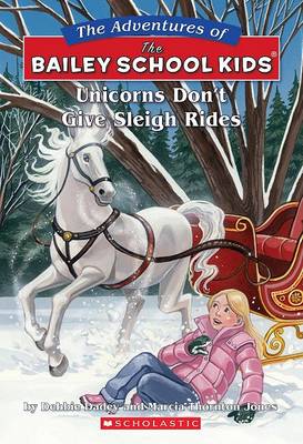 Book cover for Unicorns Don't Give Sleigh Rides