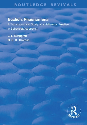 Cover of Euclid's Phaenomena