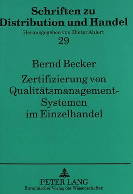 Book cover for Zertifizierung Von Qualitaetsmanagement-Systemen Im Einzelhandel