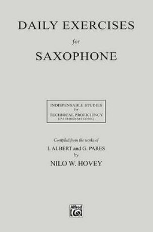 Cover of Daily Exercises for Saxophone