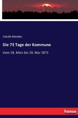 Cover of Die 73 Tage der Kommune