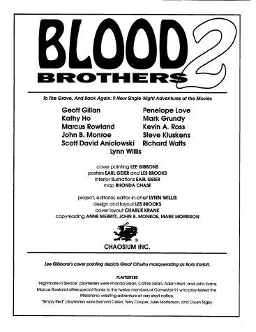 Book cover for Blood Brothers 2