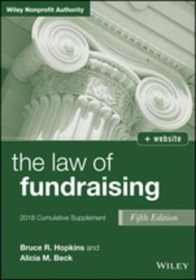 Book cover for The Law of Fundraising, 2018 Cumulative Supplement