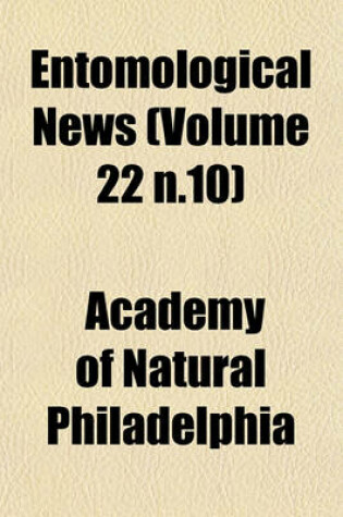 Cover of Entomological News (Volume 22 N.10)