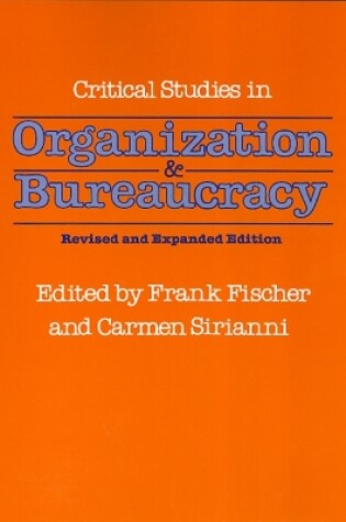 Cover of Critical Studies in Organization and Bureaucracy