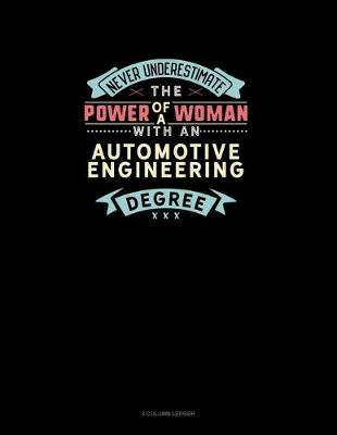 Cover of Never Underestimate The Power Of A Woman With An Automotive Engineering Degree