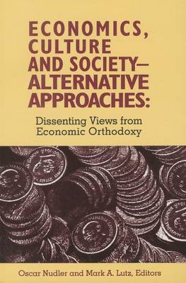 Book cover for Economics, Culture & Society