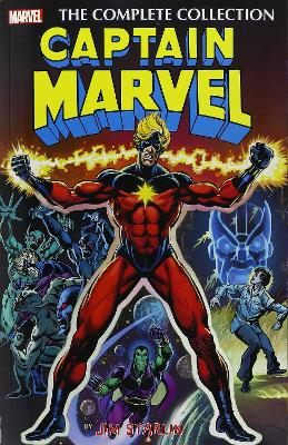 Book cover for Captain Marvel By Jim Starlin: The Complete Collection
