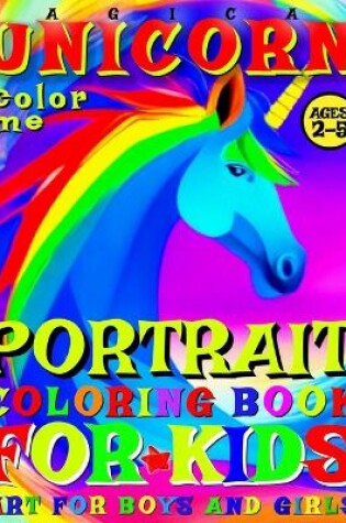 Cover of Magical Unicorn Coloring Book for Kids - Portrait