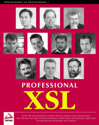 Book cover for Professional XSL