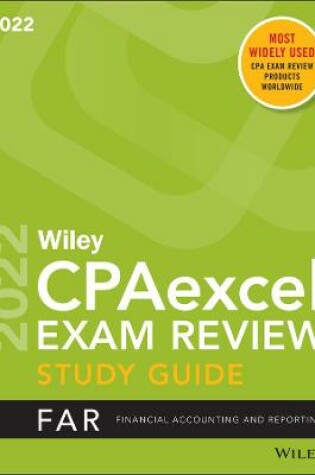 Cover of Wiley's CPA 2022 Study Guide: Financial Accounting and Reporting