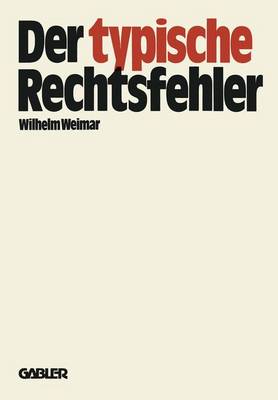 Book cover for Der Typische Rechtsfehler