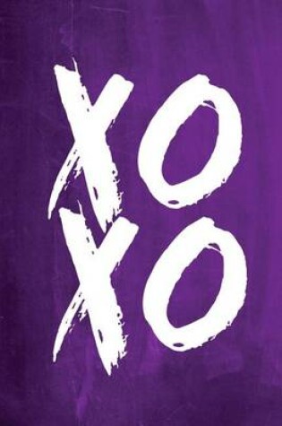 Cover of Chalkboard Journal - XOXO (Purple)