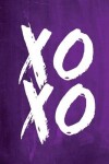 Book cover for Chalkboard Journal - XOXO (Purple)