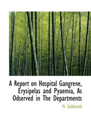 Cover of A Report on Hospital Gangrene, Erysipelas and Pyaemia, as Odserved in the Departments