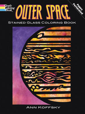 Book cover for Rights Reverted-Outer Space Stained Glass Coloring Book