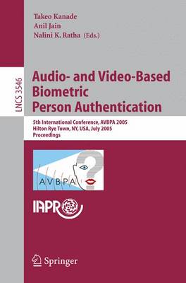 Book cover for Audio and Videobased Biometric Person Authentication