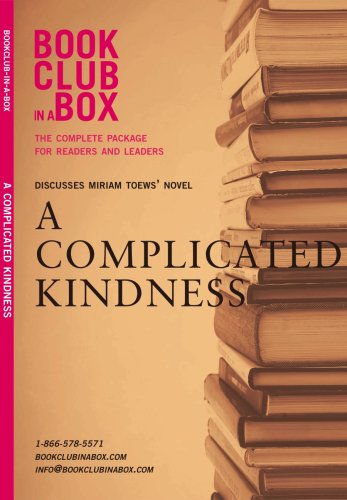 Book cover for Bookclub in a Box Discusses the Novel a Complicated Kindness