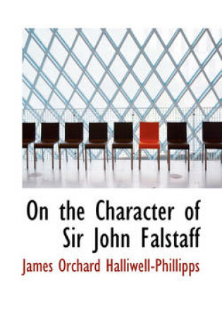 Cover of On the Character of Sir John Falstaff