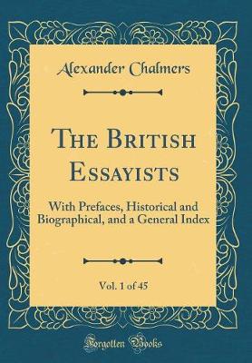 Book cover for The British Essayists, Vol. 1 of 45