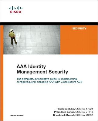 Book cover for AAA Identity Management Security