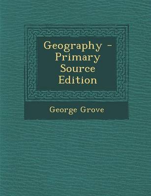 Book cover for Geography - Primary Source Edition