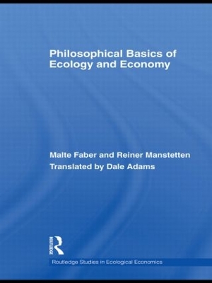 Book cover for Philosophical Basics of Ecology and Economy