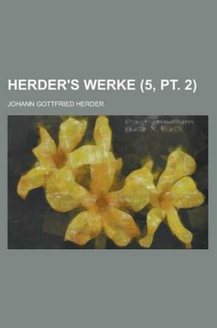 Cover of Herder's Werke (5, PT. 2)