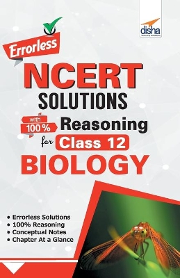 Cover of Errorless Ncert Solutions with with 100% Reasoning for Class 12 Biology