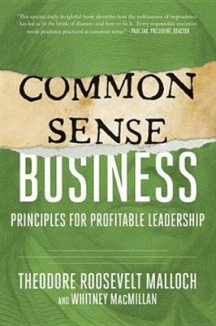 Cover of Common-Sense Business