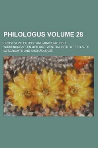 Cover of Philologus Volume 28