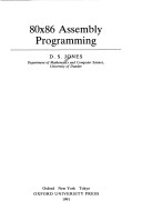 Book cover for 80 x 86 Assembly Programming