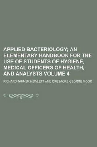 Cover of Applied Bacteriology Volume 4