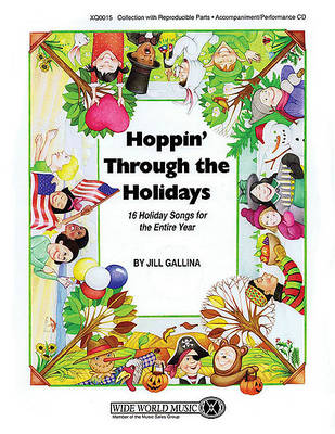 Book cover for Hoppin' Through the Holidays
