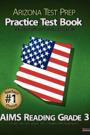 Cover of Arizona Test Prep Practice Test Book Aims Reading Grade 3