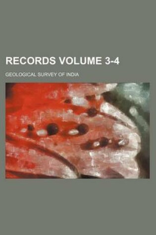 Cover of Records Volume 3-4