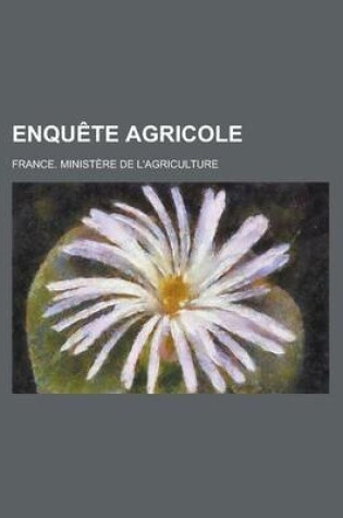 Cover of Enquete Agricole