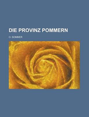 Book cover for Die Provinz Pommern