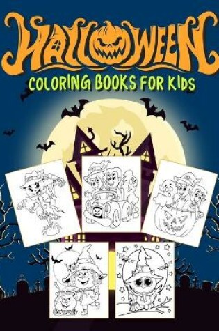 Cover of Halloween coloring books for kids