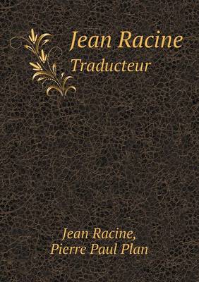 Book cover for Jean Racine Traducteur