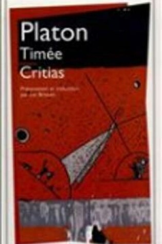 Cover of Timee ; Critias