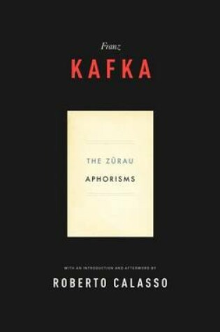 Cover of Zurau Aphorisms of Franz Kafka