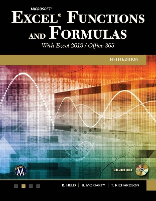 Book cover for Microsoft Excel Functions and Formulas with Excel 2019/Office 365