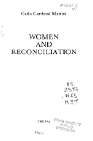 Cover of Women and Reconciliation